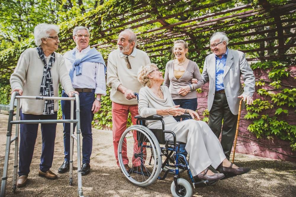 seniors-using-walker-and-wheelchair