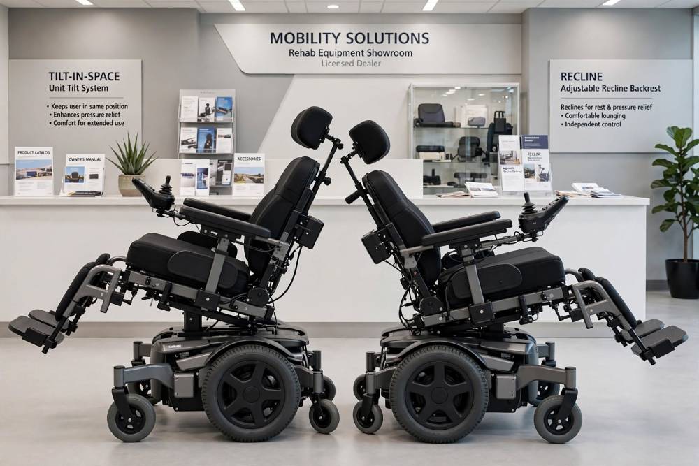 tilt vs recline power wheelchairs