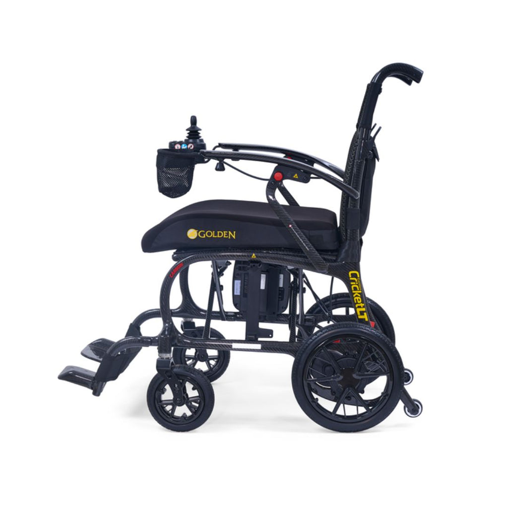 Golden Cricket LT Carbon Folding Power Wheelchair