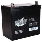 Wheelchair & Scooter Interstate Battery - 55 Amp 12 Volt Deep Cycle (Pair)