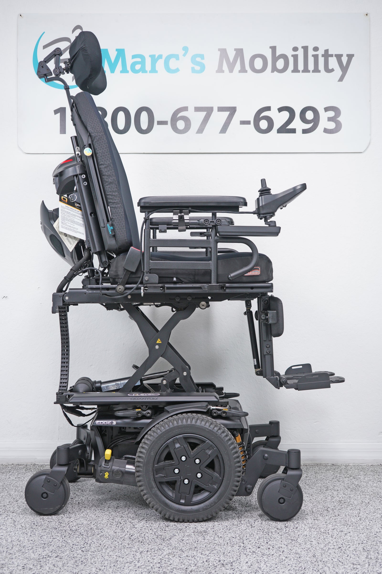 Quantum Edge 3 Power Wheelchair 12" iLevel Seat Lift & Tilt - 9041