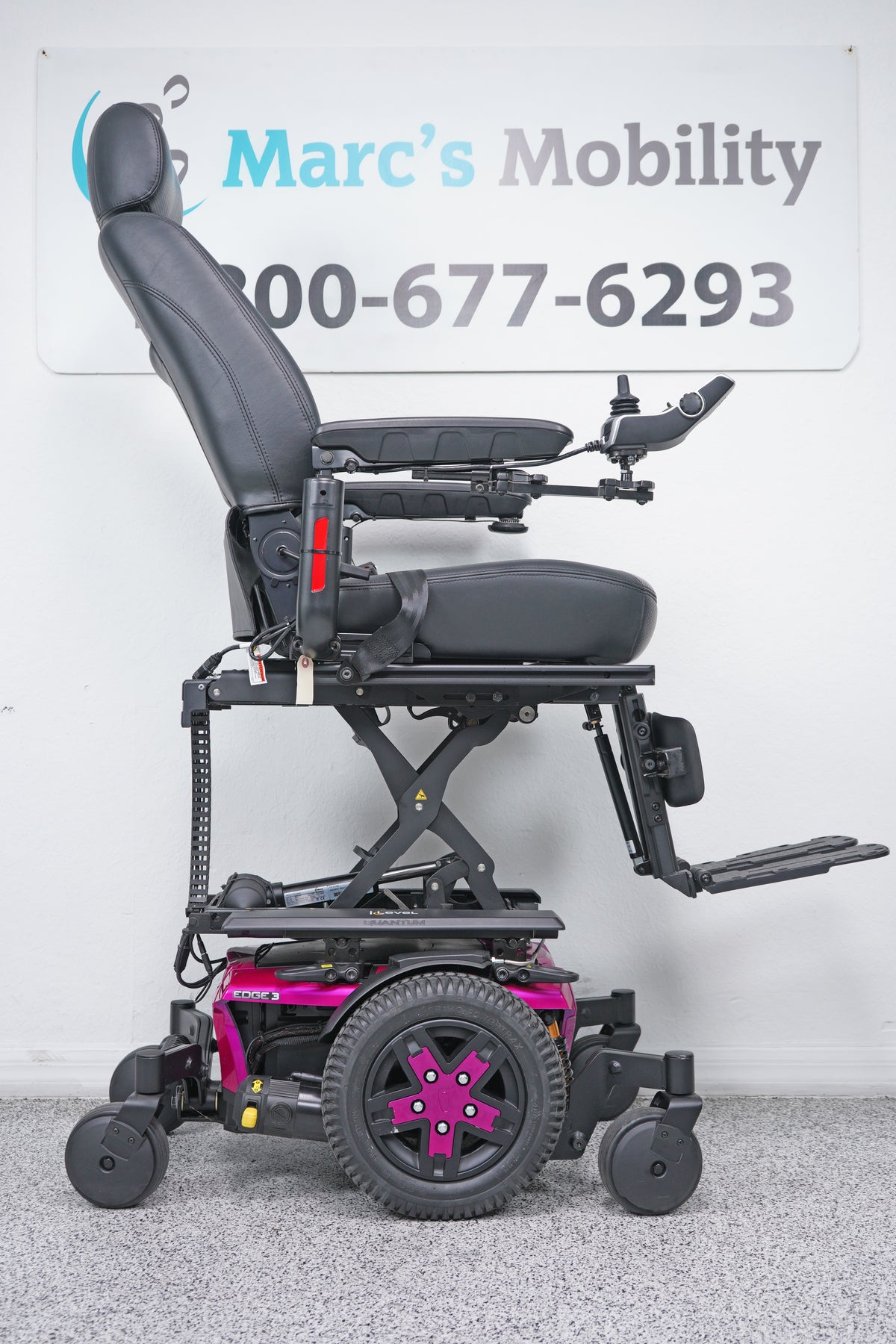Quantum Edge 3 Power Wheelchair with 12" iLevel Seat Lift - 9075