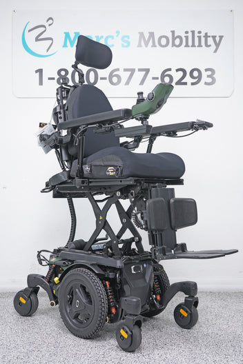 Quantum Edge 3 Stretto Power Wheelchair 12" iLevel Seat Lift, Tilt, Recline & Legs - 9088