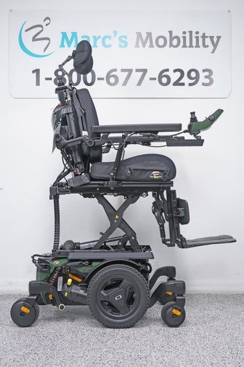 Quantum Edge 3 Stretto Power Wheelchair 12" iLevel Seat Lift, Tilt, Recline & Legs - 9088