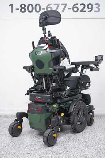 Quantum Edge 3 Stretto Power Wheelchair 12" iLevel Seat Lift, Tilt, Recline & Legs - 9088