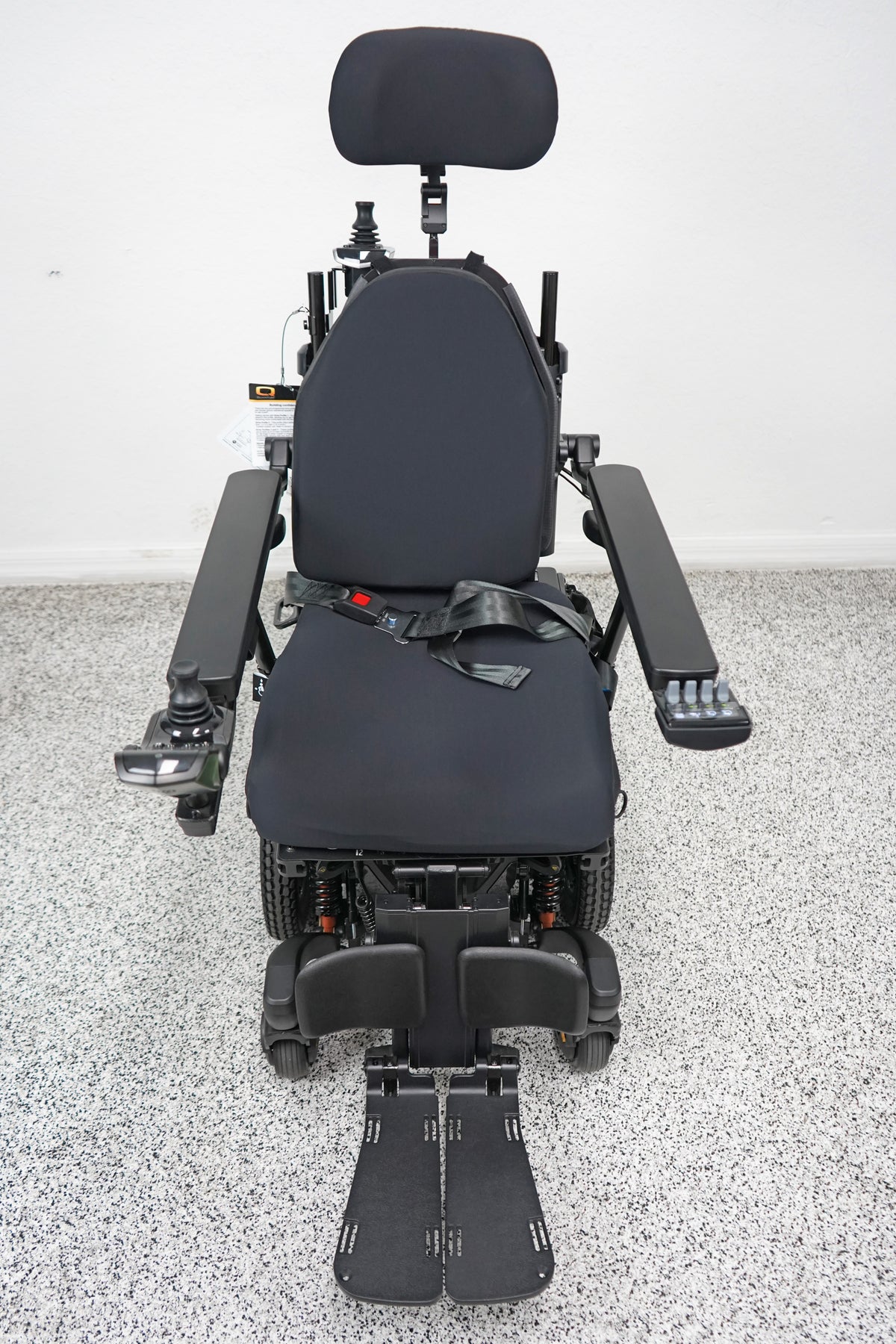 Quantum Edge 3 Stretto Power Wheelchair 12" iLevel Seat Lift, Tilt, Recline & Legs - 9088