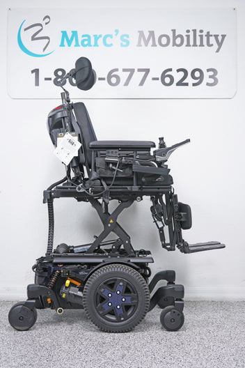 Quantum Edge 3 Stretto Power Wheelchair 12" iLevel Seat Lift, Tilt, Recline & Legs - 8986