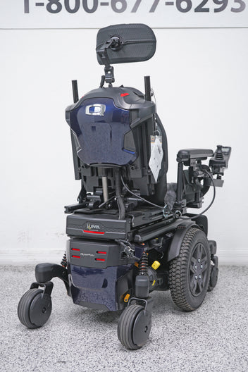 Quantum Edge 3 Stretto Power Wheelchair 12" iLevel Seat Lift, Tilt, Recline & Legs - 8986