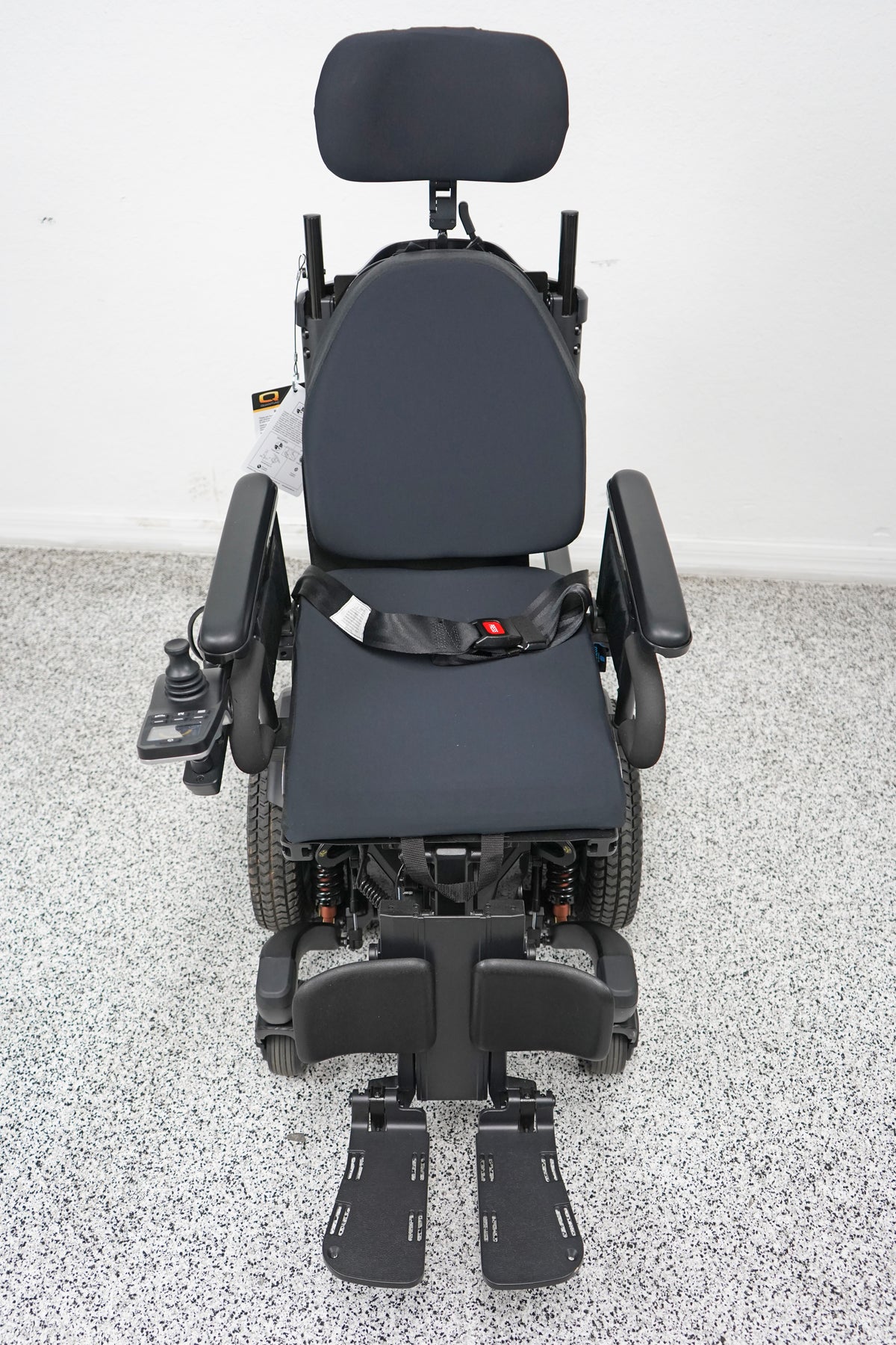 Quantum Edge 3 Stretto Power Wheelchair 12" iLevel Seat Lift, Tilt, Recline & Legs - 8986