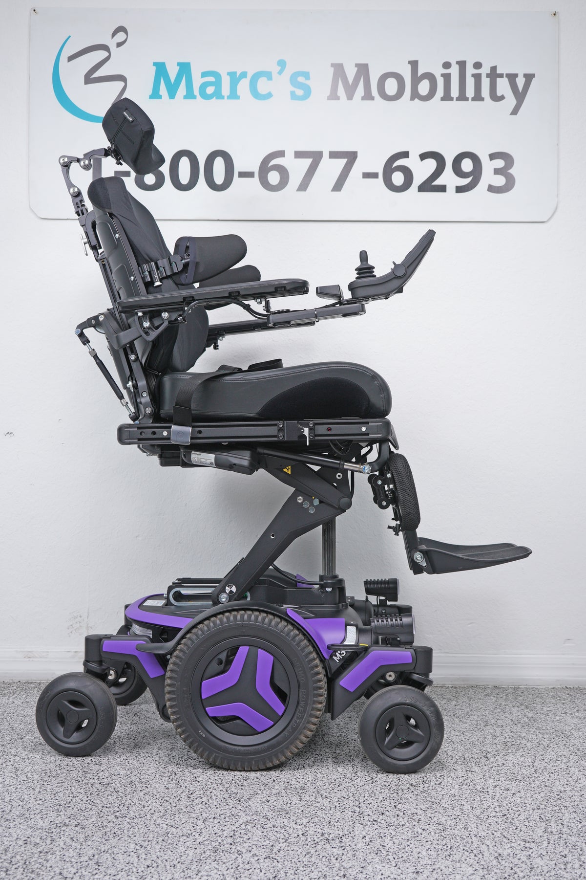 Permobil M3 Power Wheelchair 12" Seat Lift, Tilt, Recline, Legs & Anterior Tilt - 9051