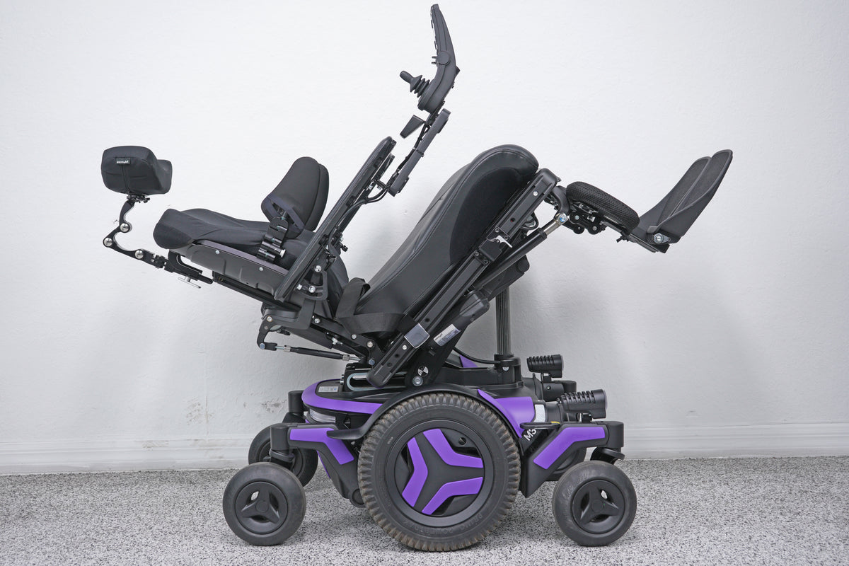 Permobil M3 Power Wheelchair 12" Seat Lift, Tilt, Recline, Legs & Anterior Tilt - 9051