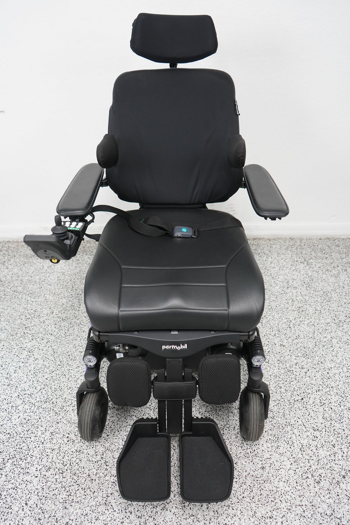 Permobil M3 Power Wheelchair 12" Seat Lift, Tilt, Recline, Legs & Anterior Tilt - 9051