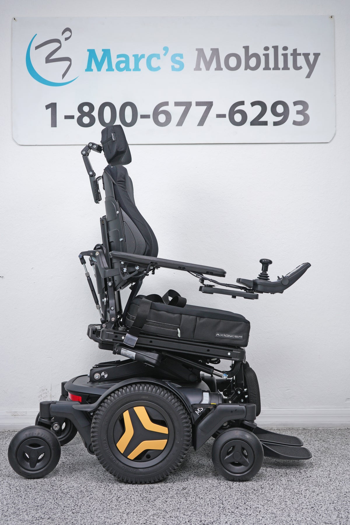 Permobil M3 Power Wheelchair 12" Seat Lift, Tilt, Recline, Legs & Anterior Tilt - 9078