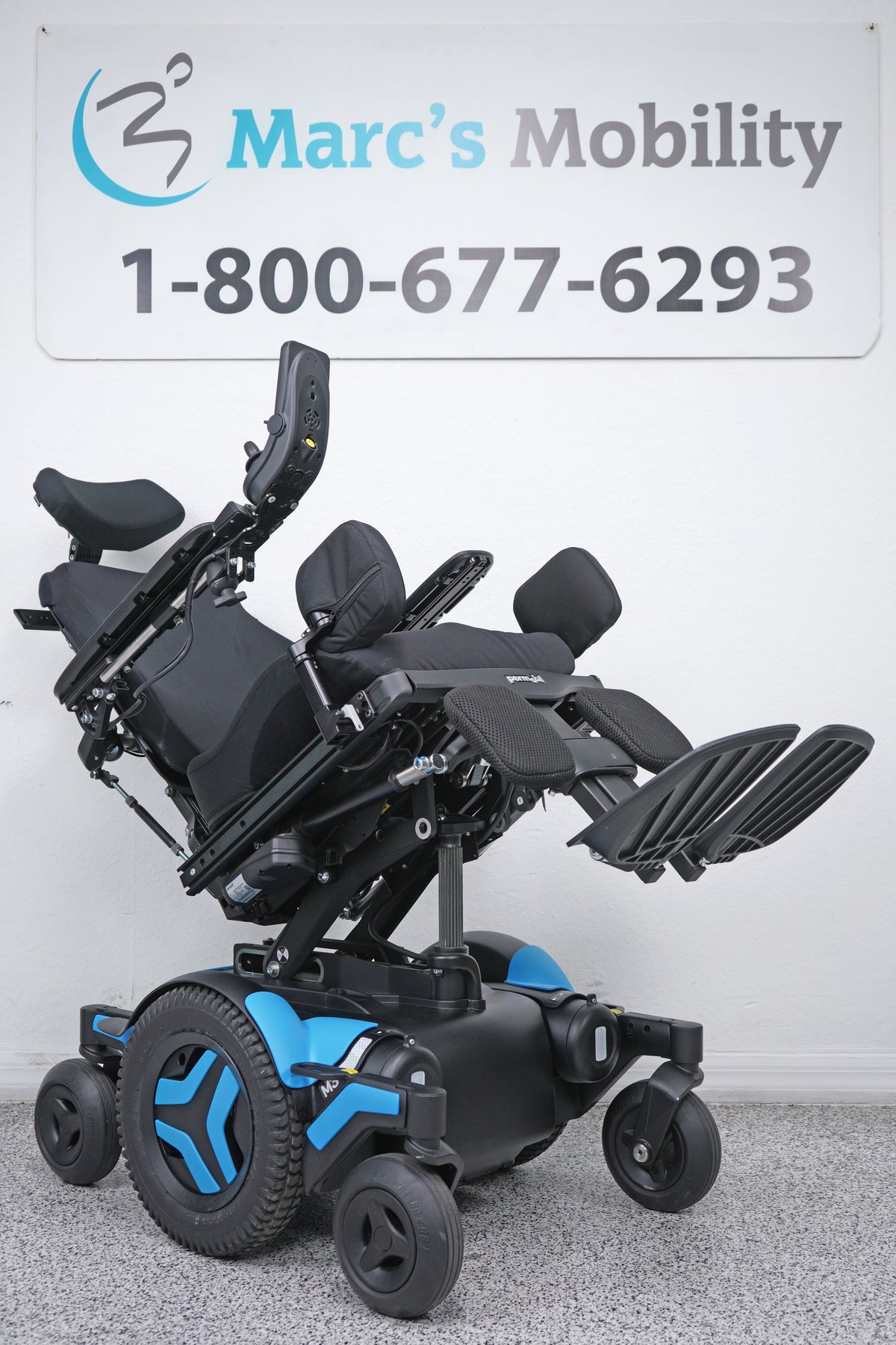 Permobil M3 Power Wheelchair Tilt, Recline & Legs - 9081