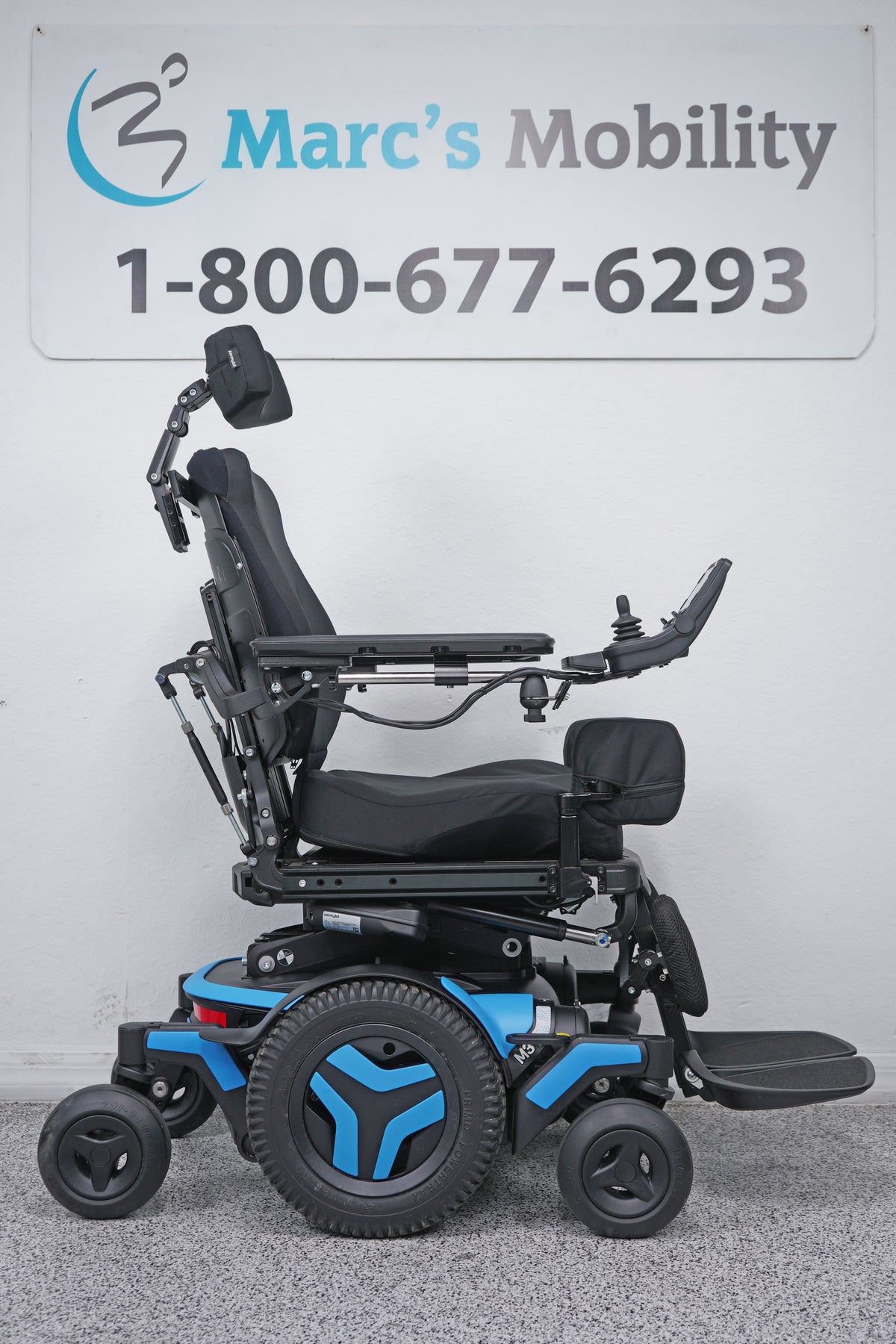 Permobil M3 Power Wheelchair Tilt, Recline & Legs - 9081