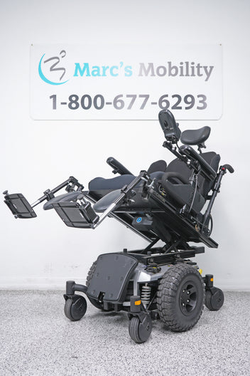 Quantum Q6 Edge Power Wheelchair with Tilt & Large Knobby Tires - 8144