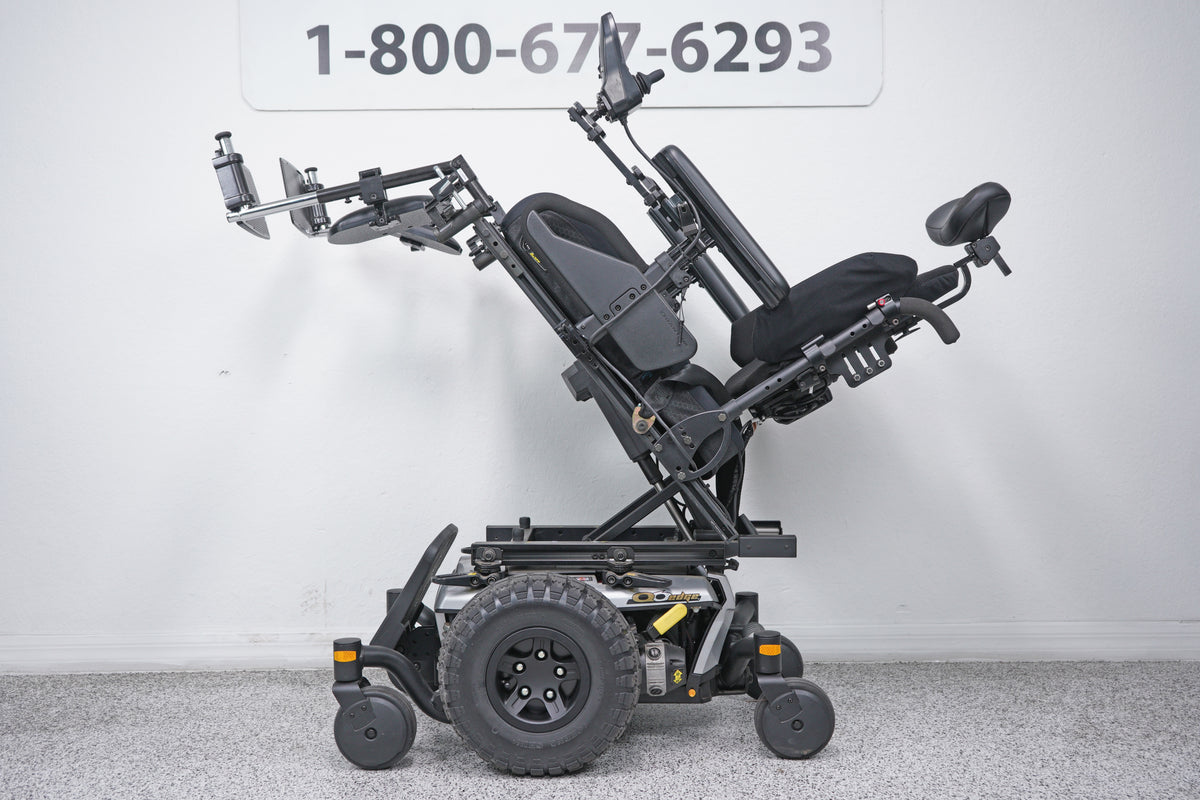 Quantum Q6 Edge Power Wheelchair with Tilt & Large Knobby Tires - 8144