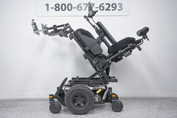 Quantum Q6 Edge Power Wheelchair with Tilt & Large Knobby Tires - 8144