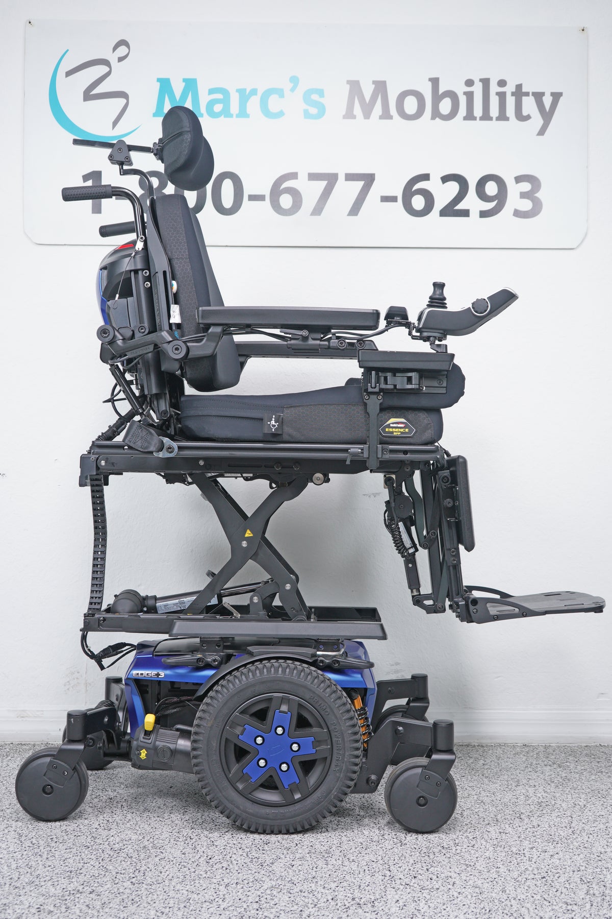Quantum Edge 3 Power Wheelchair 12" iLevel Seat Lift, Tilt, Recline & Legs - 9130