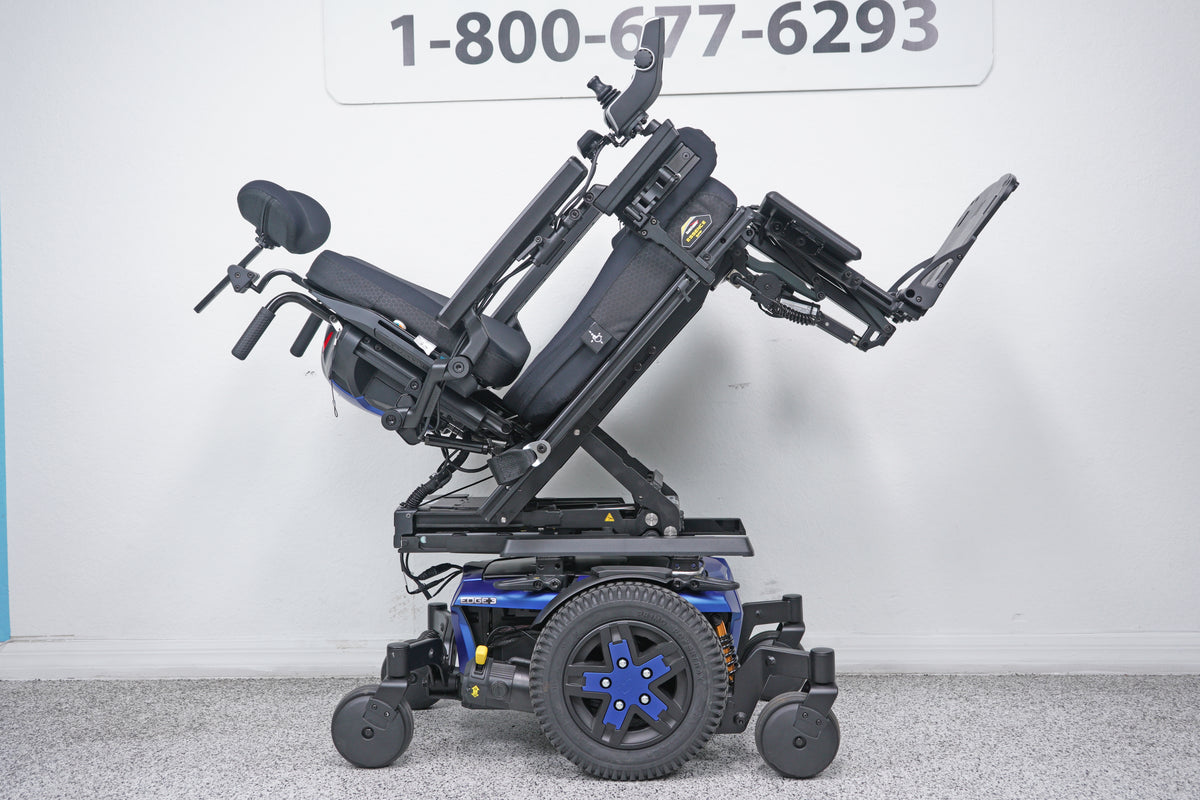 Quantum Edge 3 Power Wheelchair 12" iLevel Seat Lift, Tilt, Recline & Legs - 9130