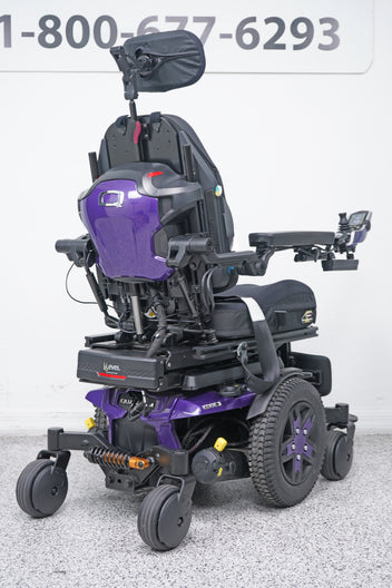 Quantum Edge 3 Power Wheelchair 12" iLevel Seat Lift, Tilt, Recline & Legs - 9129