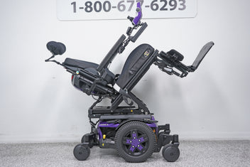 Quantum Edge 3 Power Wheelchair 12" iLevel Seat Lift, Tilt, Recline & Legs - 9129