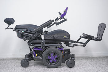 Quantum Edge 3 Power Wheelchair 12" iLevel Seat Lift, Tilt, Recline & Legs - 9129