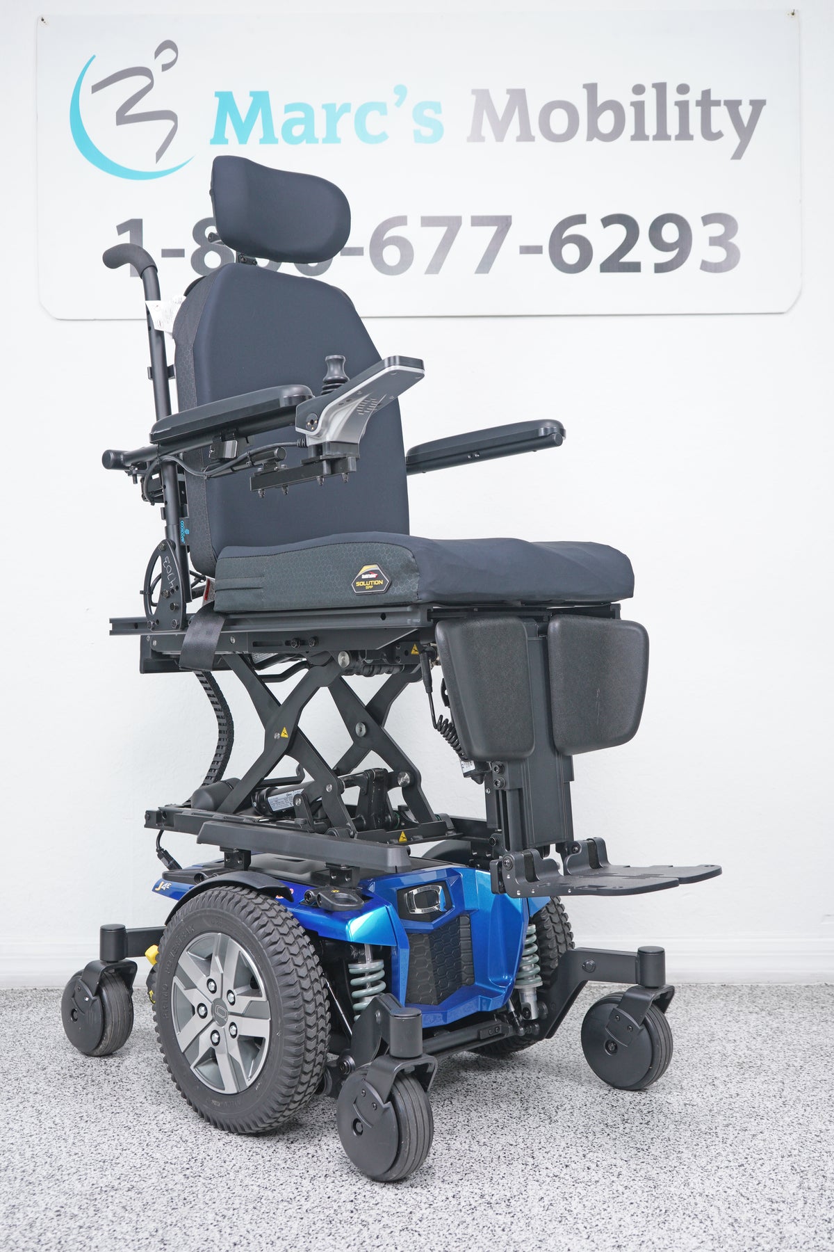 Quantum J4E Power Wheelchair 10" Seat Lift, Tilt & Legs - 9128