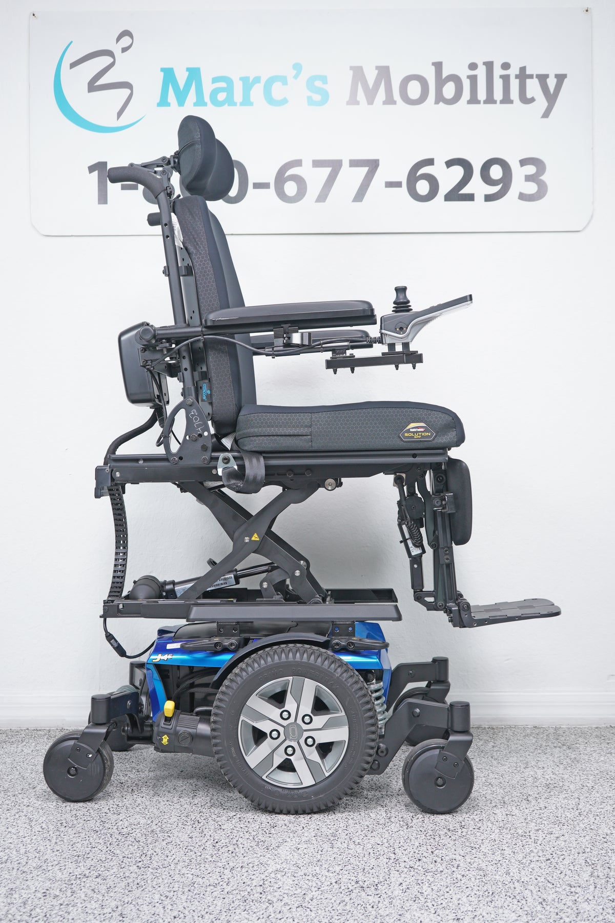 Quantum J4E Power Wheelchair 10" Seat Lift, Tilt & Legs - 9128