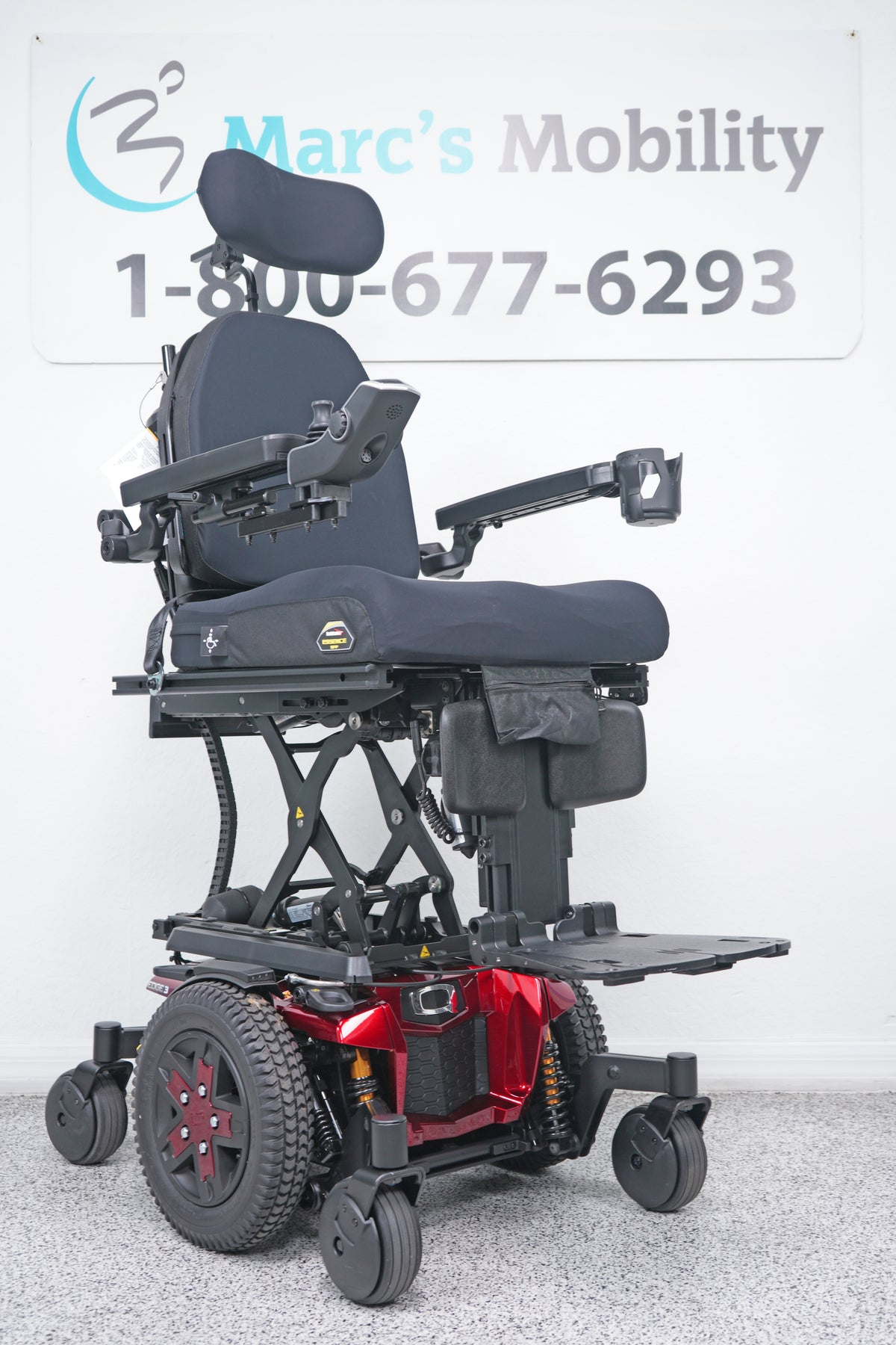 Quantum Edge 3 Power Wheelchair 12" iLevel Seat Lift, Tilt, Recline & Legs - 9102