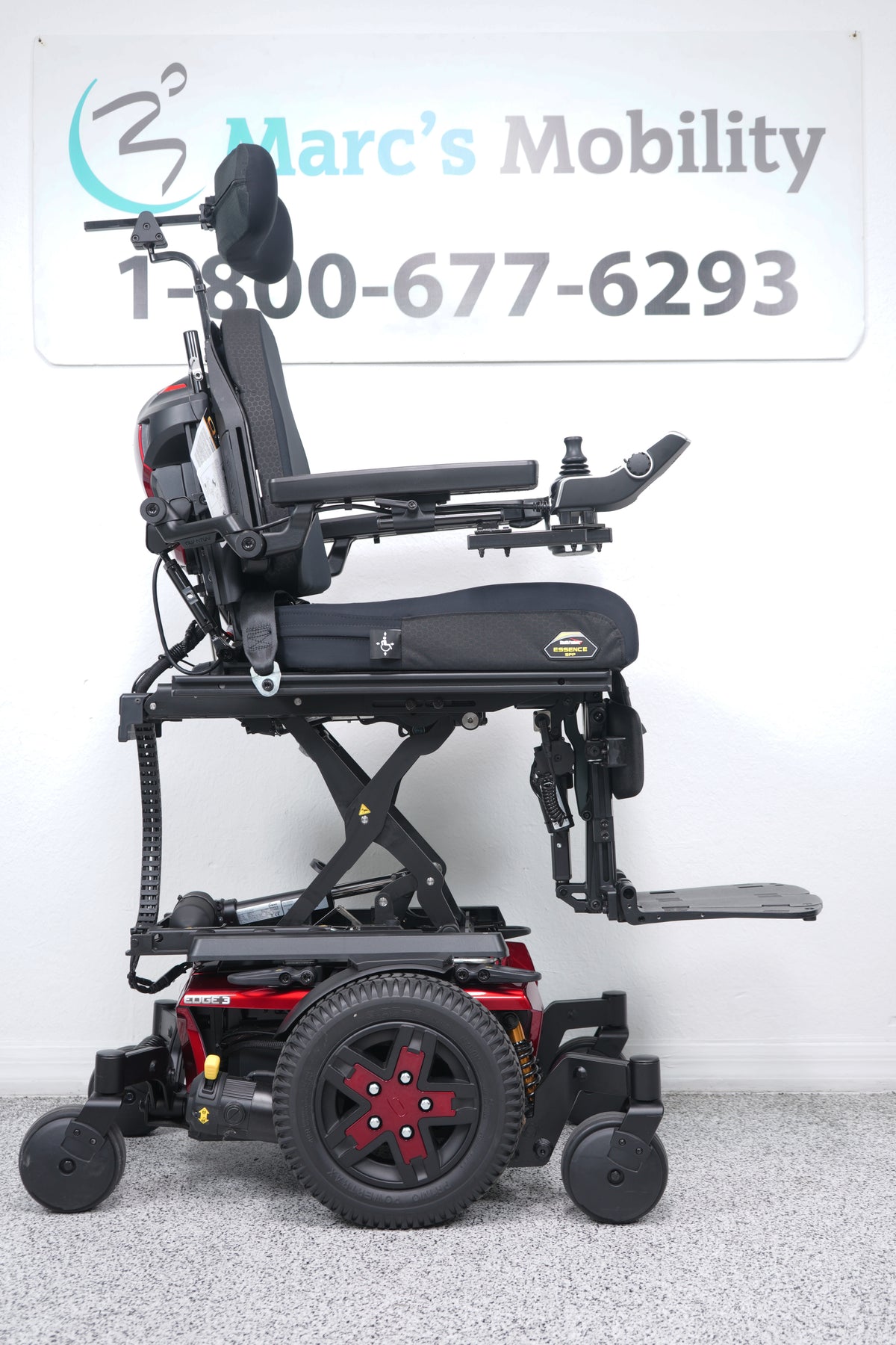 Quantum Edge 3 Power Wheelchair 12" iLevel Seat Lift, Tilt, Recline & Legs - 9102
