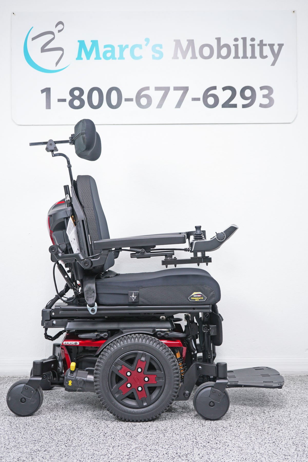 Quantum Edge 3 Power Wheelchair 12" iLevel Seat Lift, Tilt, Recline & Legs - 9102