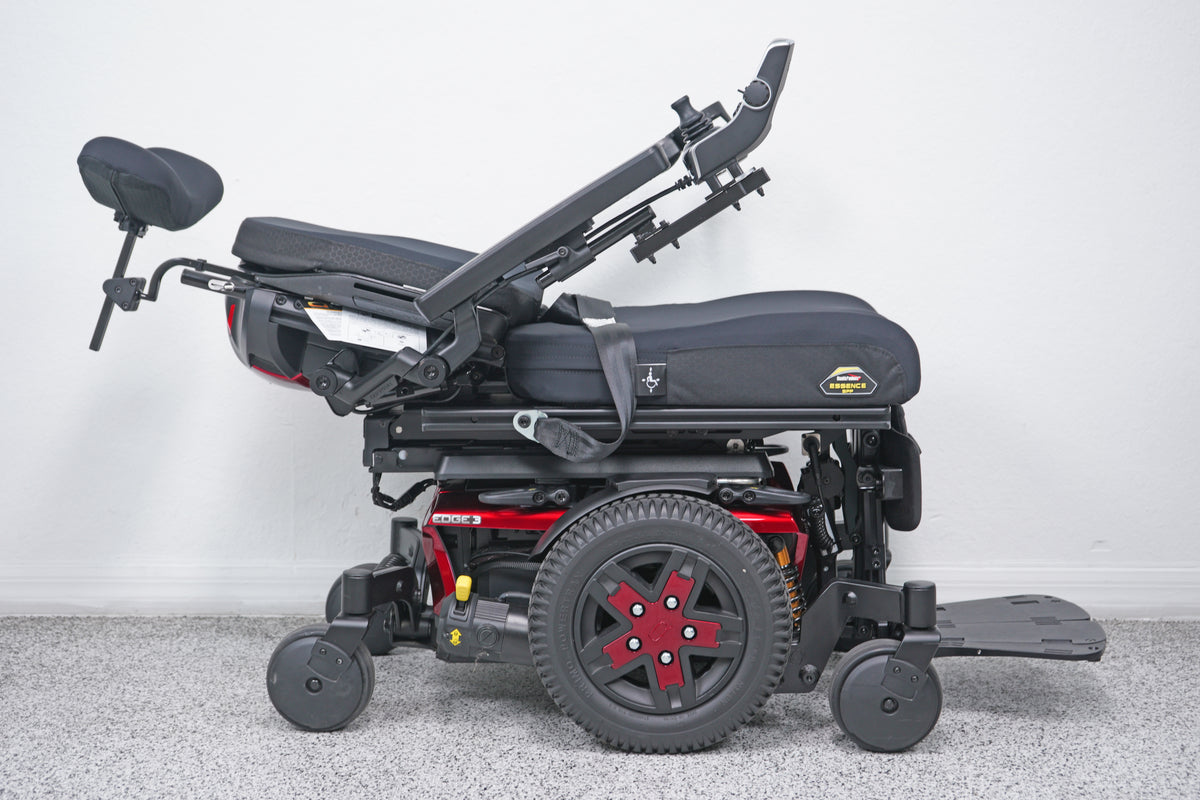 Quantum Edge 3 Power Wheelchair 12" iLevel Seat Lift, Tilt, Recline & Legs - 9102