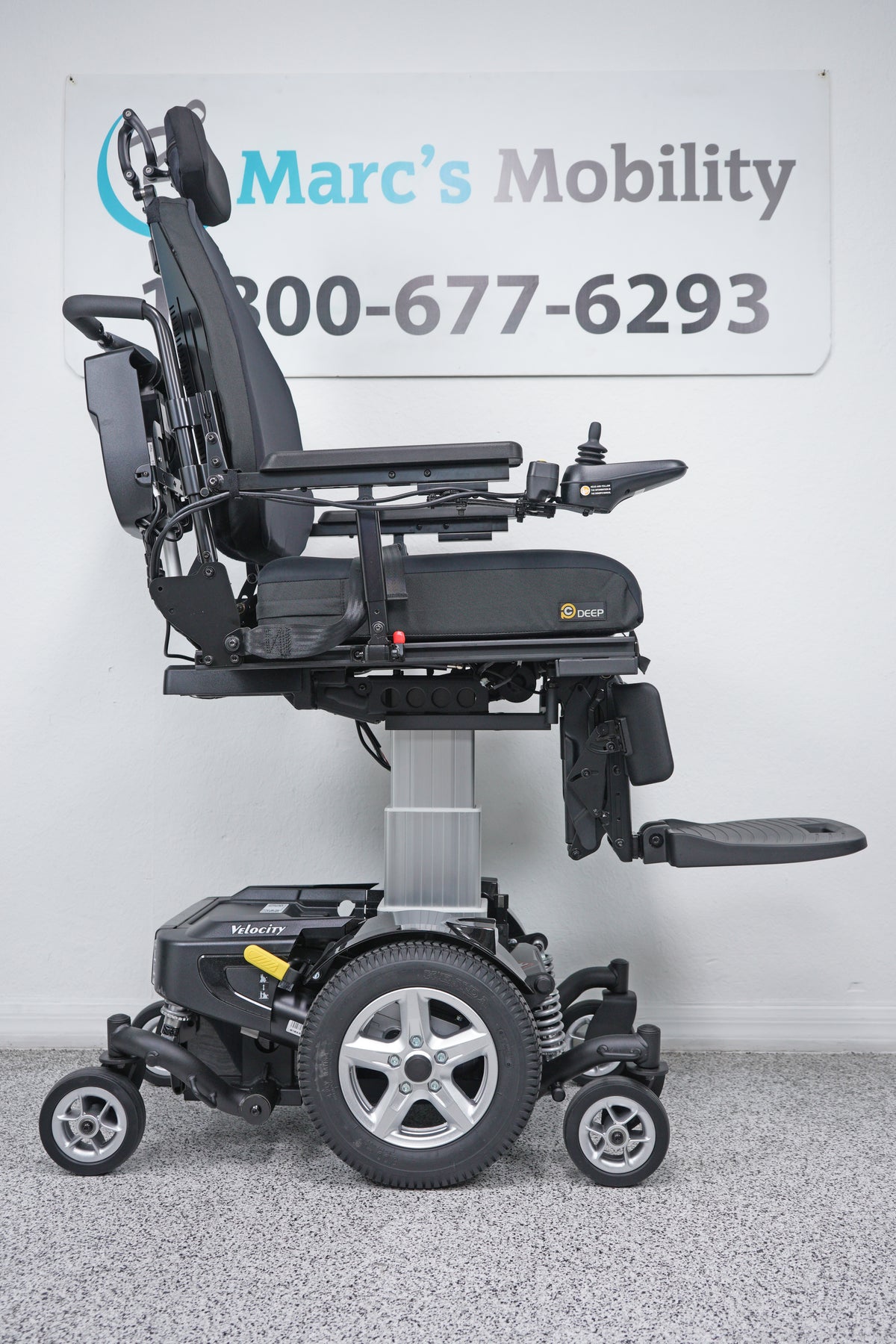 Merits Velocity Power Wheelchair Seat Lift, Tilt, Recline & Legs - 9144