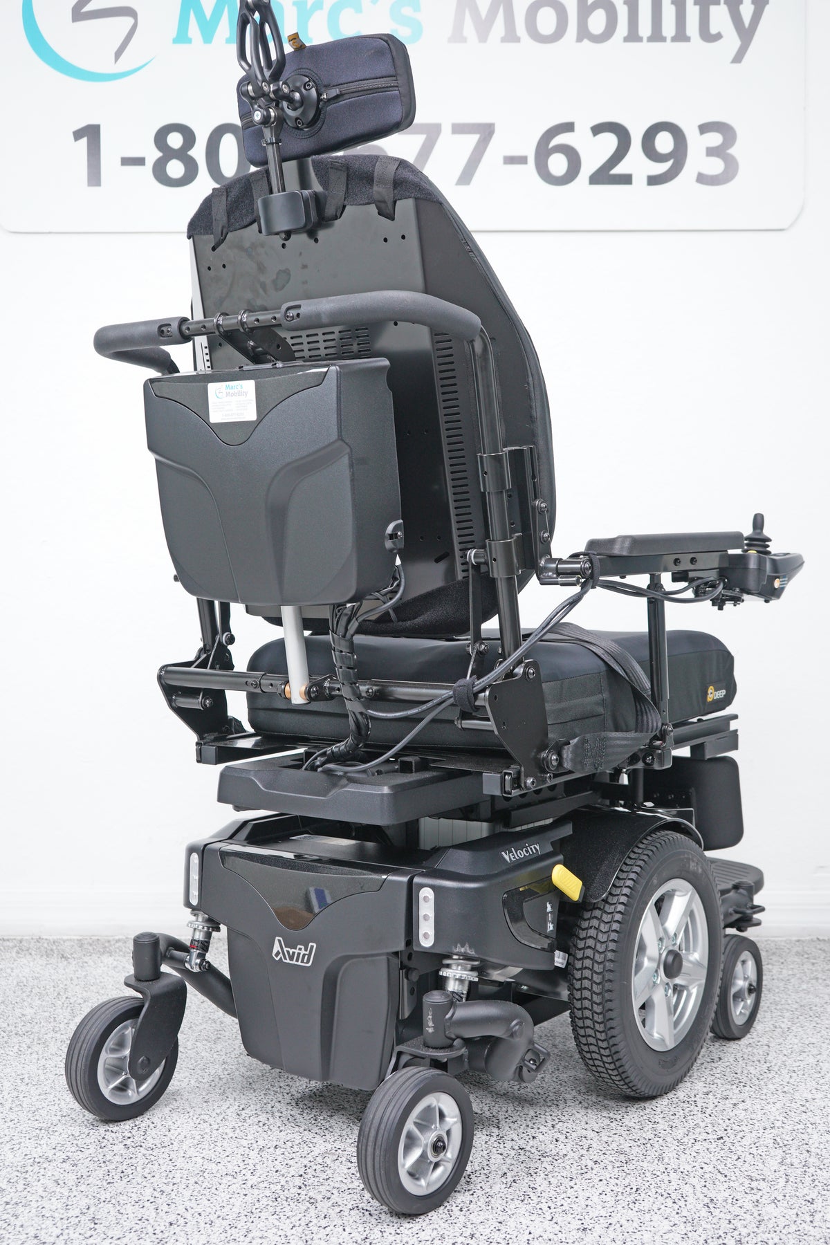 Merits Velocity Power Wheelchair Seat Lift, Tilt, Recline & Legs - 9144