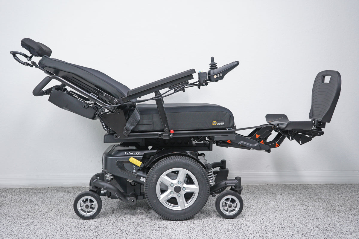 Merits Velocity Power Wheelchair Seat Lift, Tilt, Recline & Legs - 9144