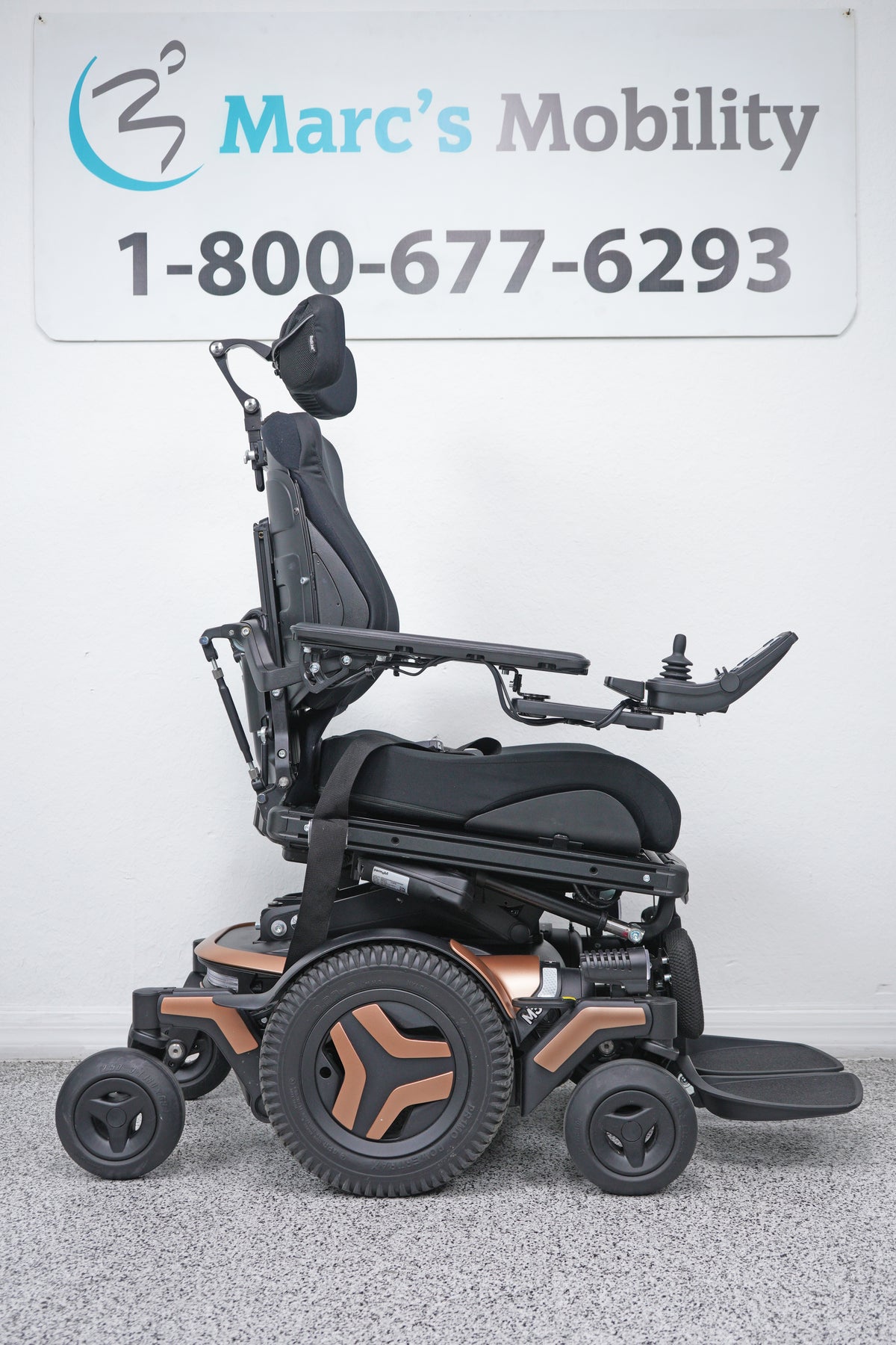 Permobil M3 Power Wheelchair 12" Seat Lift, Tilt, Recline, Legs & Anterior Tilt - 9146