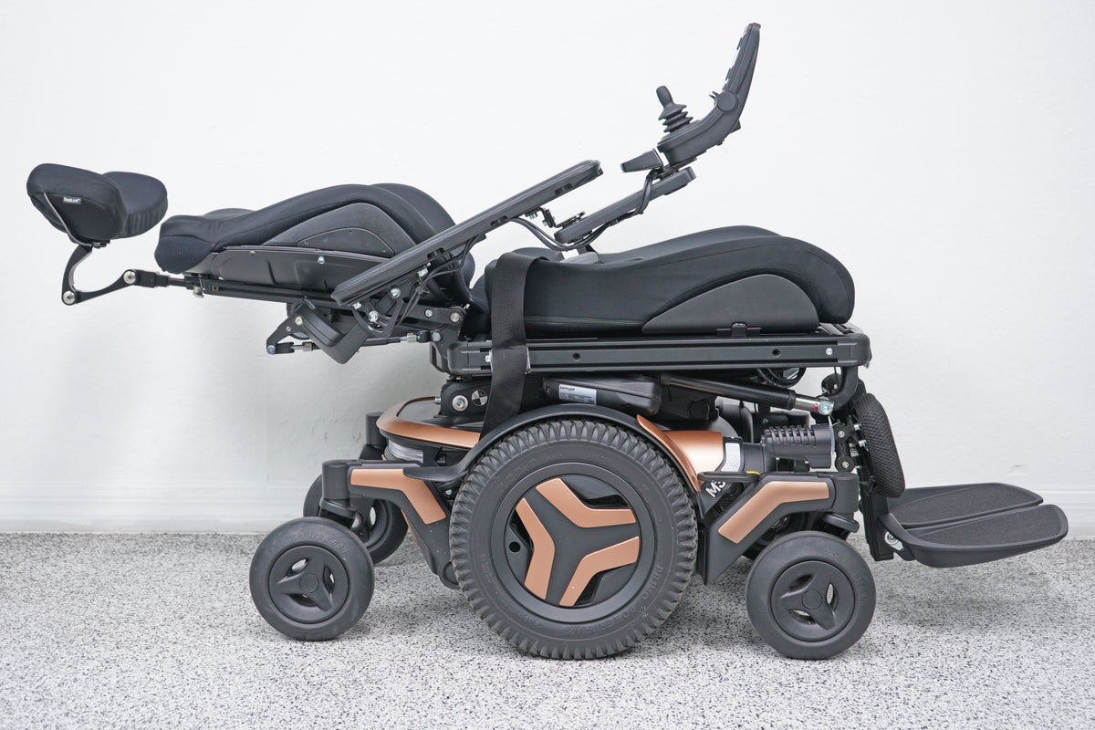 Permobil M3 Power Wheelchair 12" Seat Lift, Tilt, Recline, Legs & Anterior Tilt - 9146
