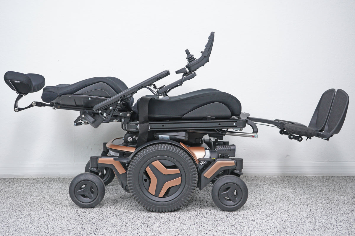 Permobil M3 Power Wheelchair 12" Seat Lift, Tilt, Recline, Legs & Anterior Tilt - 9146