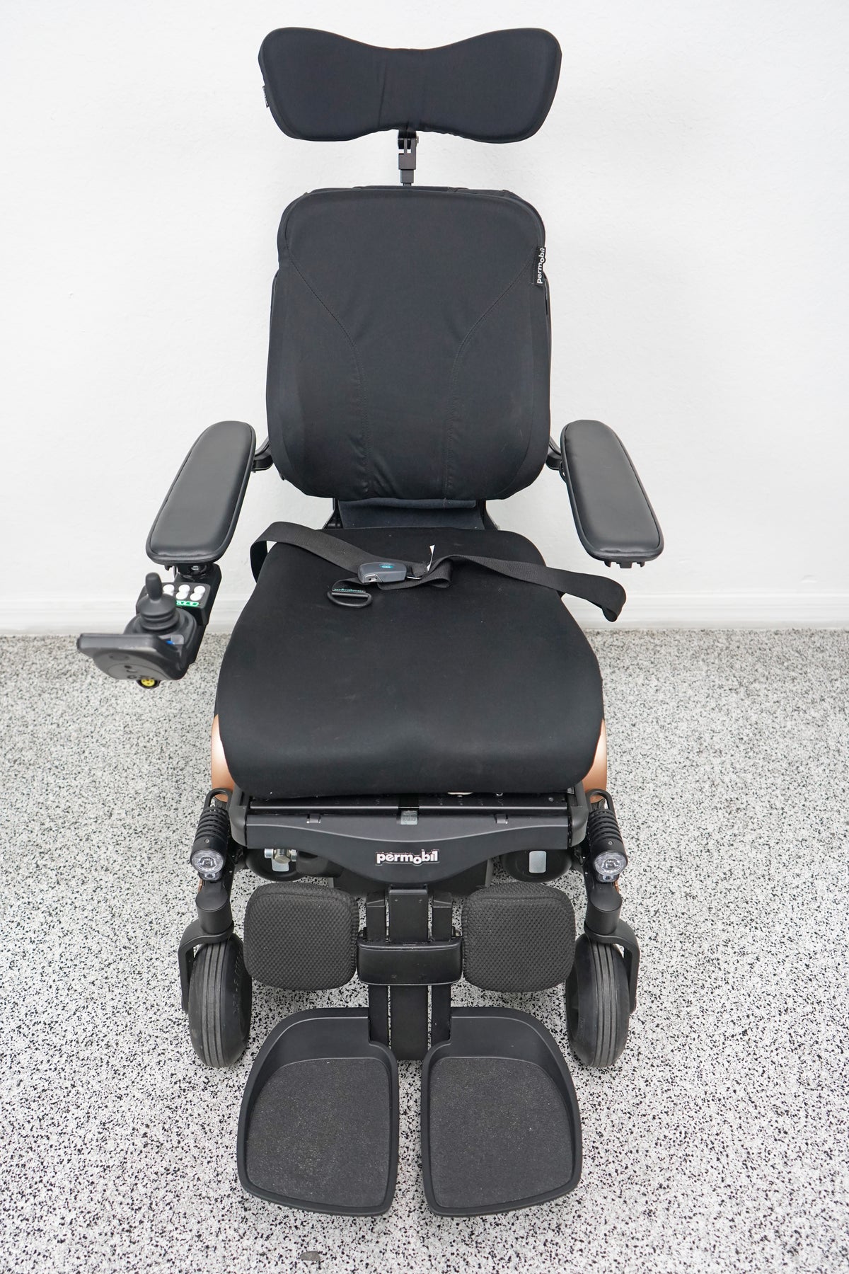 Permobil M3 Power Wheelchair 12" Seat Lift, Tilt, Recline, Legs & Anterior Tilt - 9146