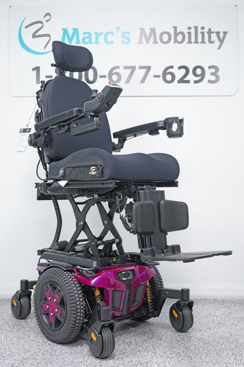 Quantum Edge 3 Power Wheelchair 12" iLevel Seat Lift, Tilt, Recline & Legs - 9110