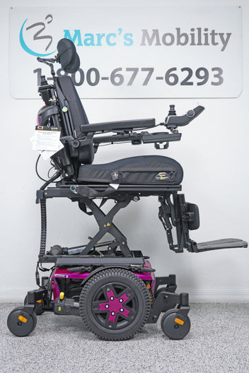 Quantum Edge 3 Power Wheelchair 12" iLevel Seat Lift, Tilt, Recline & Legs - 9110