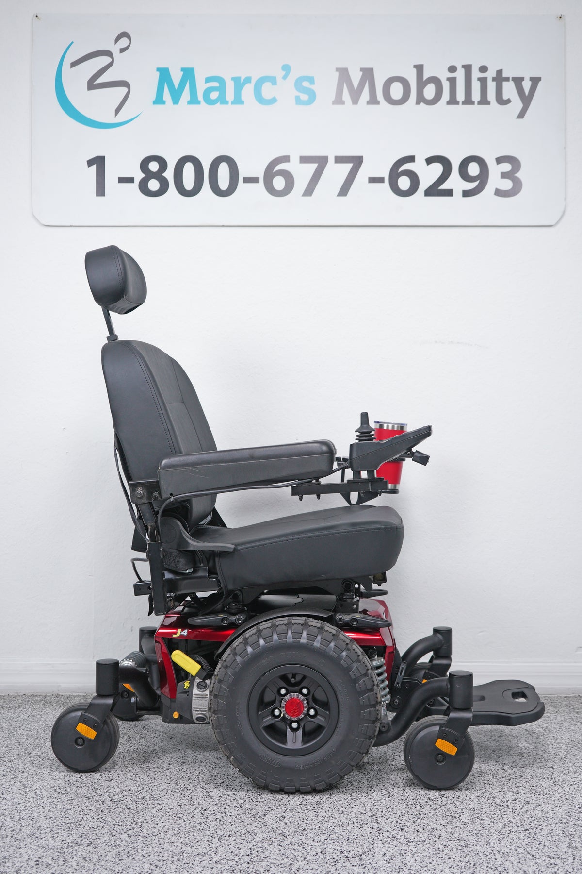 Quantum J4 Power Wheelchair Large Knobby Tires - 9131