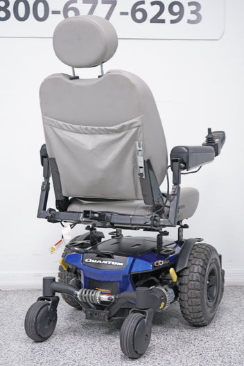 Quantum Q6 Edge Power Wheelchair Large Knobby Tires - 9174