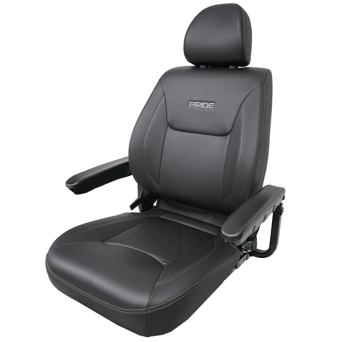 Black Vinyl High-Back Captains Seat Jazzy Air 2
