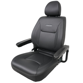 Black Vinyl High-Back Captains Seat Jazzy Air 2