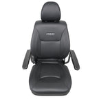 Black Vinyl High-Back Captains Seat Jazzy Air 2