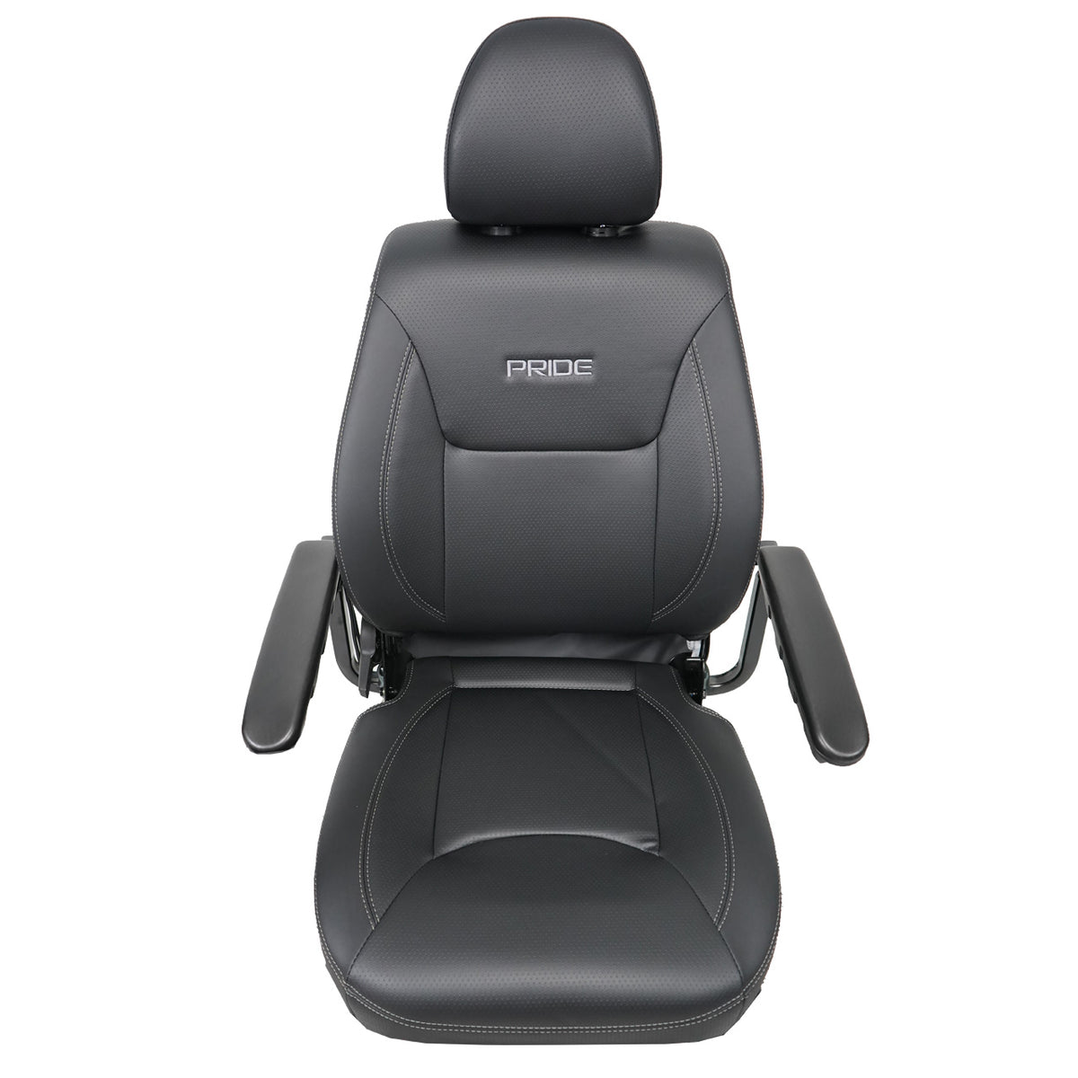 Black Vinyl High-Back Captains Seat Jazzy Air 2