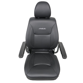 Black Vinyl High-Back Captains Seat Jazzy Air 2