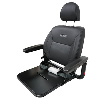 Black Vinyl High-Back Pan Seat Air 2